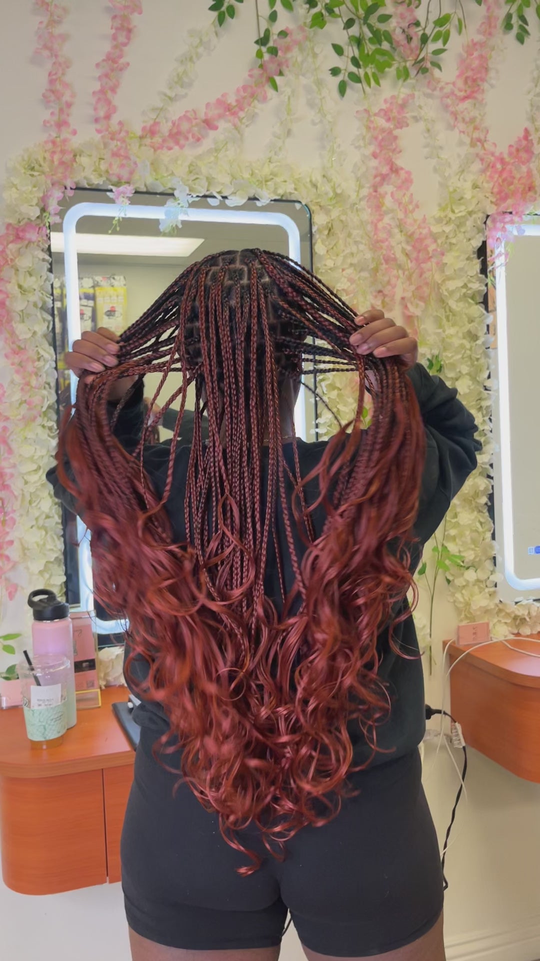 FRENCH CURL BRAIDING HAIR